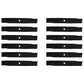PL7329 Qty 12: Rolled Air-Lift Blade - 17"
 Fits Bunton