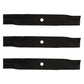 New 3 Pack Mulching Blades fits Dixie Chopper 30227-50 30227-50V 50"