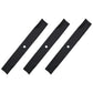 Qty 3: 18-1/2" Hi-Lift Blade Fits Hustler Replaces 601124