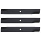 Qty 3: 18-1/2" Hi-Lift Blade Fits Hustler Replaces 601124