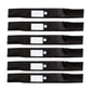 Qty 6: 18-1/2" Fits Hi-Lift Blade  Fits Hustler Replaces 601124