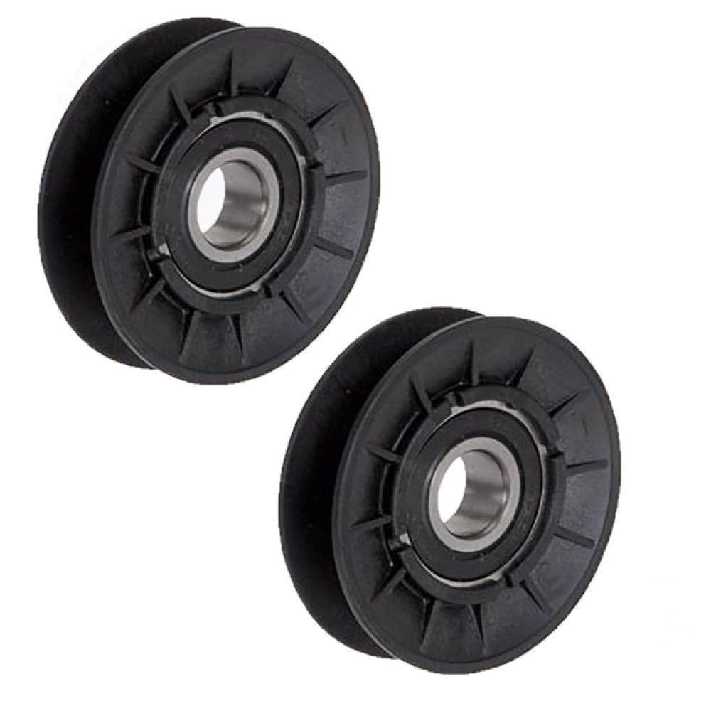 AUC20392 Qty 2: V Groove Idler Pulley Fits John Deere 108 108-17HS 125 14.542GS