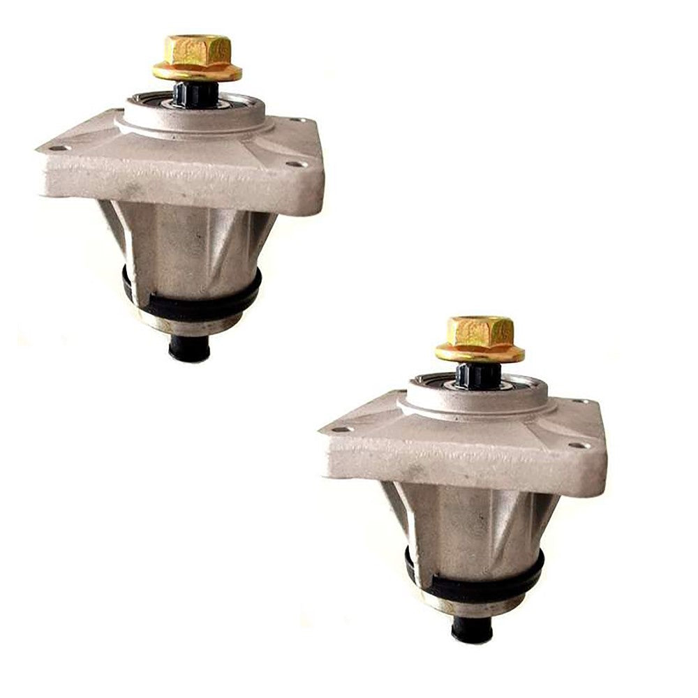 Set of 2 Spindle Assemblies fits MTD 46" Cut Star Hole Blades