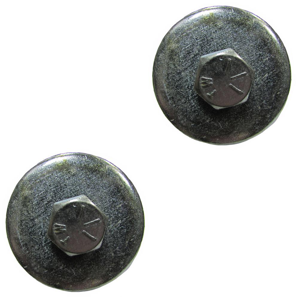 21546301 Qty 2: Blade Bolt w/ Flat Washer
 Fits Universal Products Various
