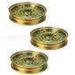 (3) Flat Idler Pulley Fits Ferris fits Snapper Pro 5021976 5600184 5102831