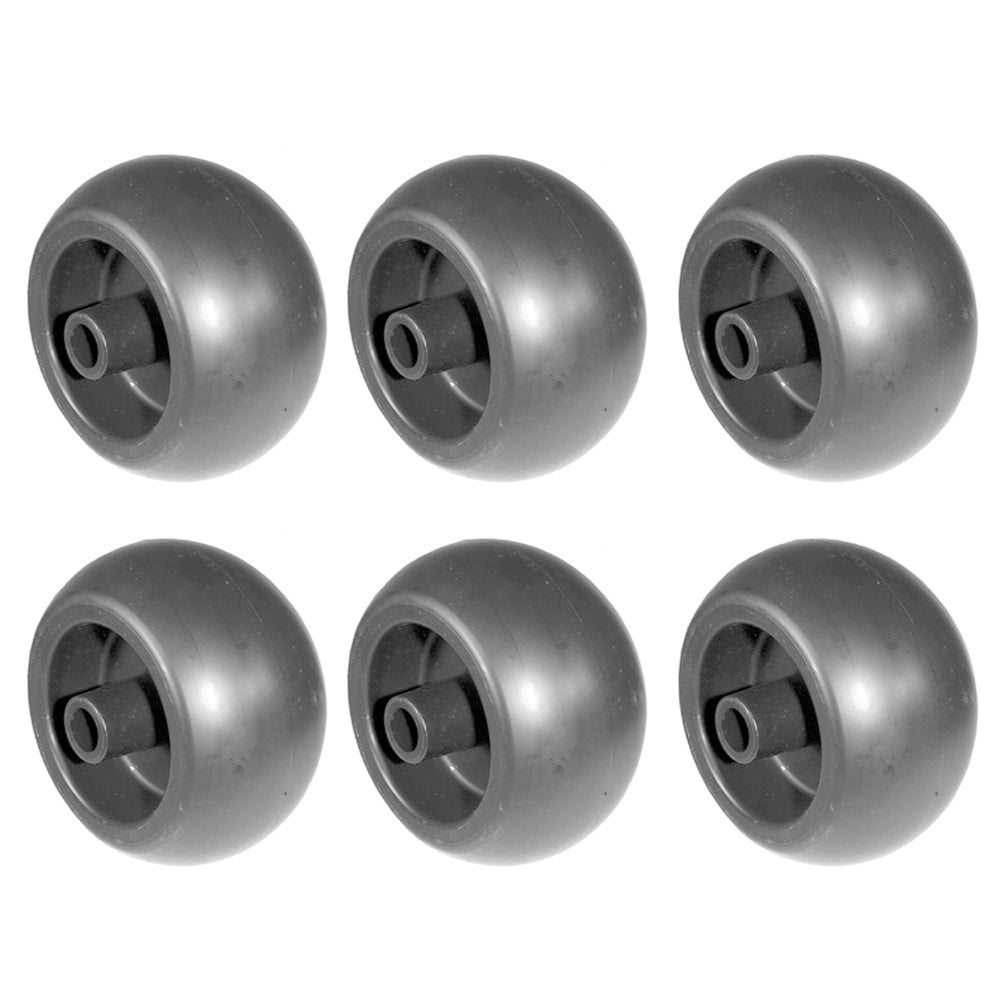 6 Pack Fits Stens 210-132 5 Plastic Deck Wheel Fits Bobcat 2721512 Grasshopp