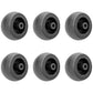 D18070 Qty 6: Deck Wheel - 5" x 2-3/4" Fits Great Dane Chariot Sr. Deck
