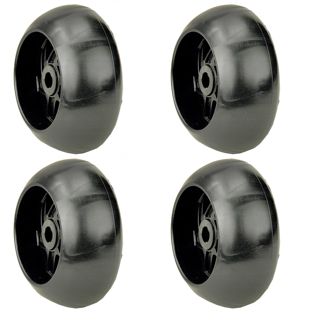 Set of (4) Deck Wheel Fits Craftsman Fits Husqvarna Riding Mower 532188606
