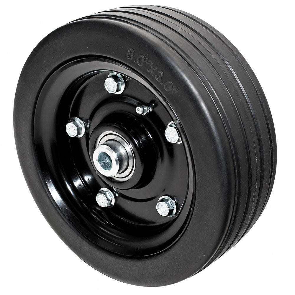 59008700 Solid Mower Wheel 8x3 1/2 in Bore Fits Caroni TC480 TC590 TC710 TC910