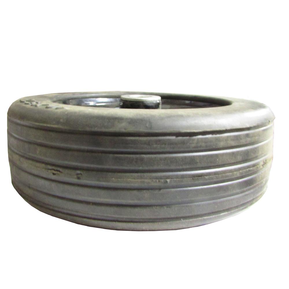 One New Aftermarket 10"x3.25" Solid Finish Mower Wheel Tire Fits Bush Hog 87750