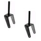 2PK Front Caster Yoke for Scag 45006 Wright 93460001