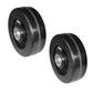 TWO 6" DECK WHEELS Fits New Holland 914A 54"60"72" SIDE  83970390 AUB121712