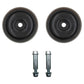(2) Deck Wheels with Bolt & Nut Fits Scotts Replaces 14M7400