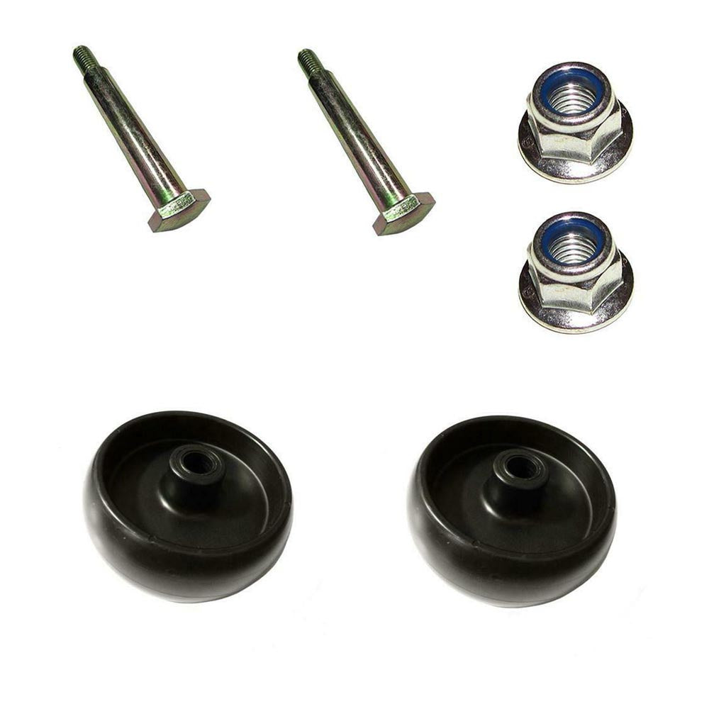 Two (2) New Aftermarket Replacement Deck Wheels W/ Bolts & Nuts Fits John Deere