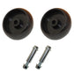 (2) Deck Wheels with Bolt & Nut Fits Sabre Replaces 14M7400