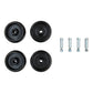 LAE40-0120 Four (4) Deck Wheels W/ Bolt & Nut Fits John Deere Z355R Z375R Z425