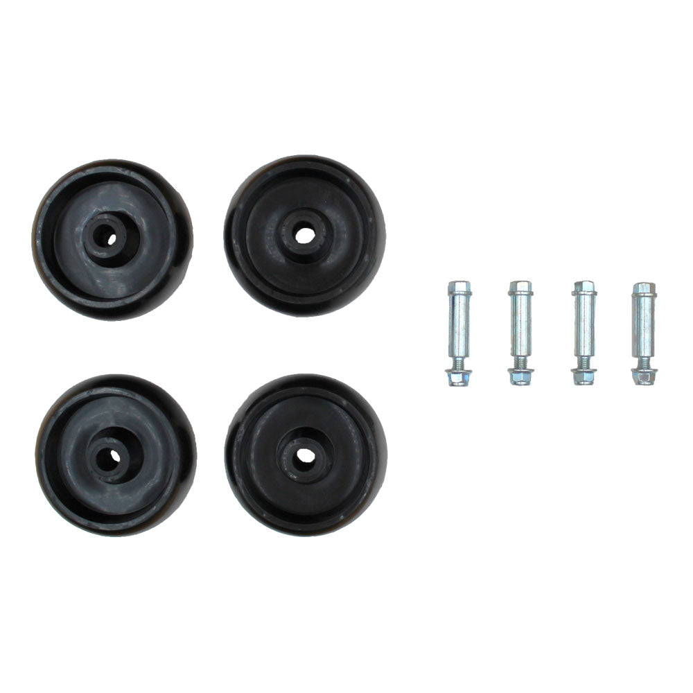 LAE40-0120 Four (4) Deck Wheels W/ Bolt & Nut Fits John Deere Z355R Z375R Z425