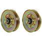 Qty. 2: Idler Pulley
 Fits Craftsman Replaces 175080