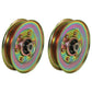 Qty. 2: Idler Pulley
 Fits Craftsman Replaces 175080