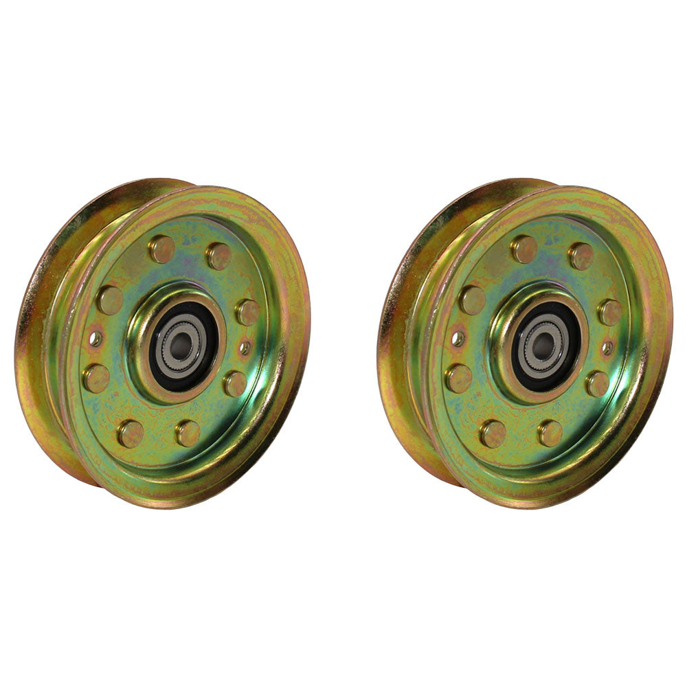 Qty 2: Flat Idler Pulley Fits Poulan Replaces 532175820