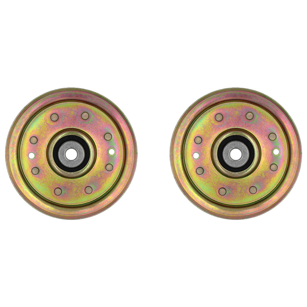 Qty 2: Flat Idler Pulley Fits Jonsered Replaces 532175820