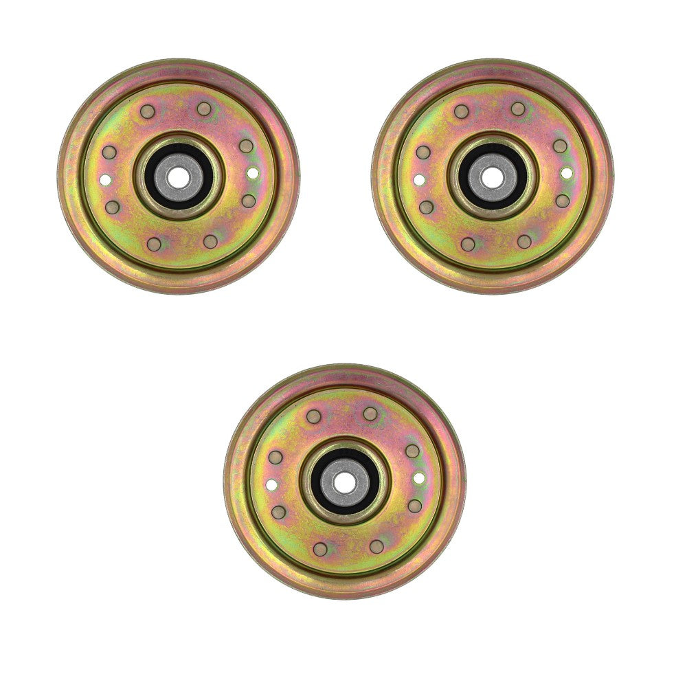 Qty 3: Flat Idler Pulley Fits Jonsered Replaces 532175820
