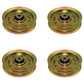 107620 Qty 4: Flat Idler Pulley Fits Universal Products