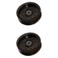 (2) 196104 532196104 197380 532197380 PULLEY Fits Husqvarna Fits Craftsman