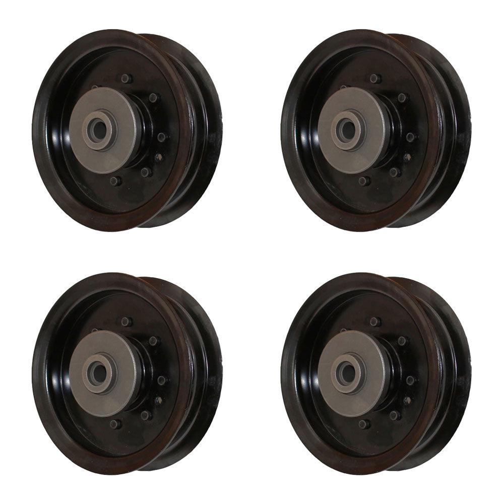 196104 Qty 4: Flat Idler Pulley Fits Husqvarna GT 52XLS GTH 2448T GTH 24V52LS