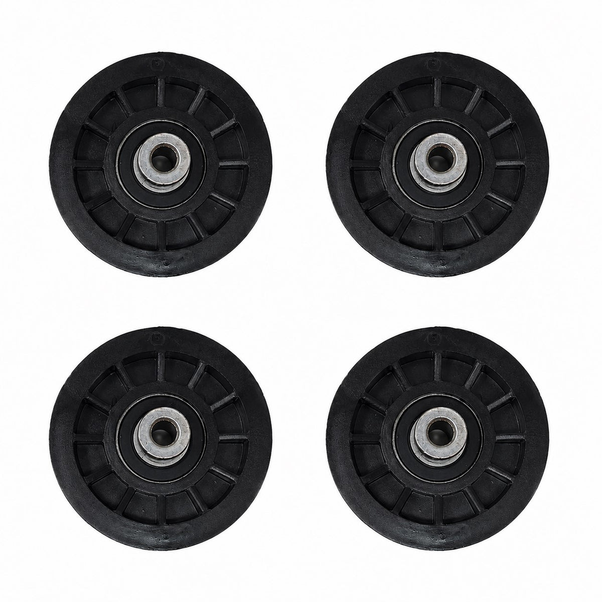 532194327 Qty 4: Flat Idler Pulleys Fits Husqvarna