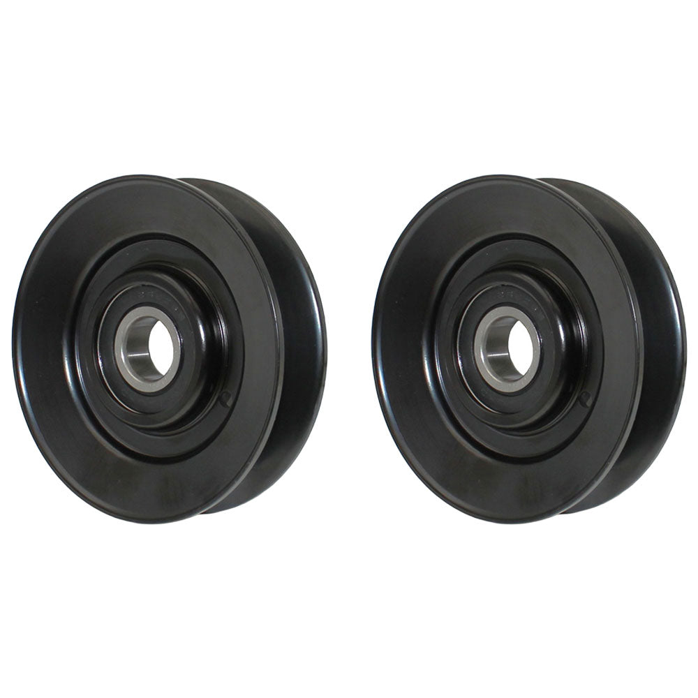 AM118447 Qty. 2: V-Idler Pulley
 Fits John Deere 102 1023E 1025R 105 107H 115