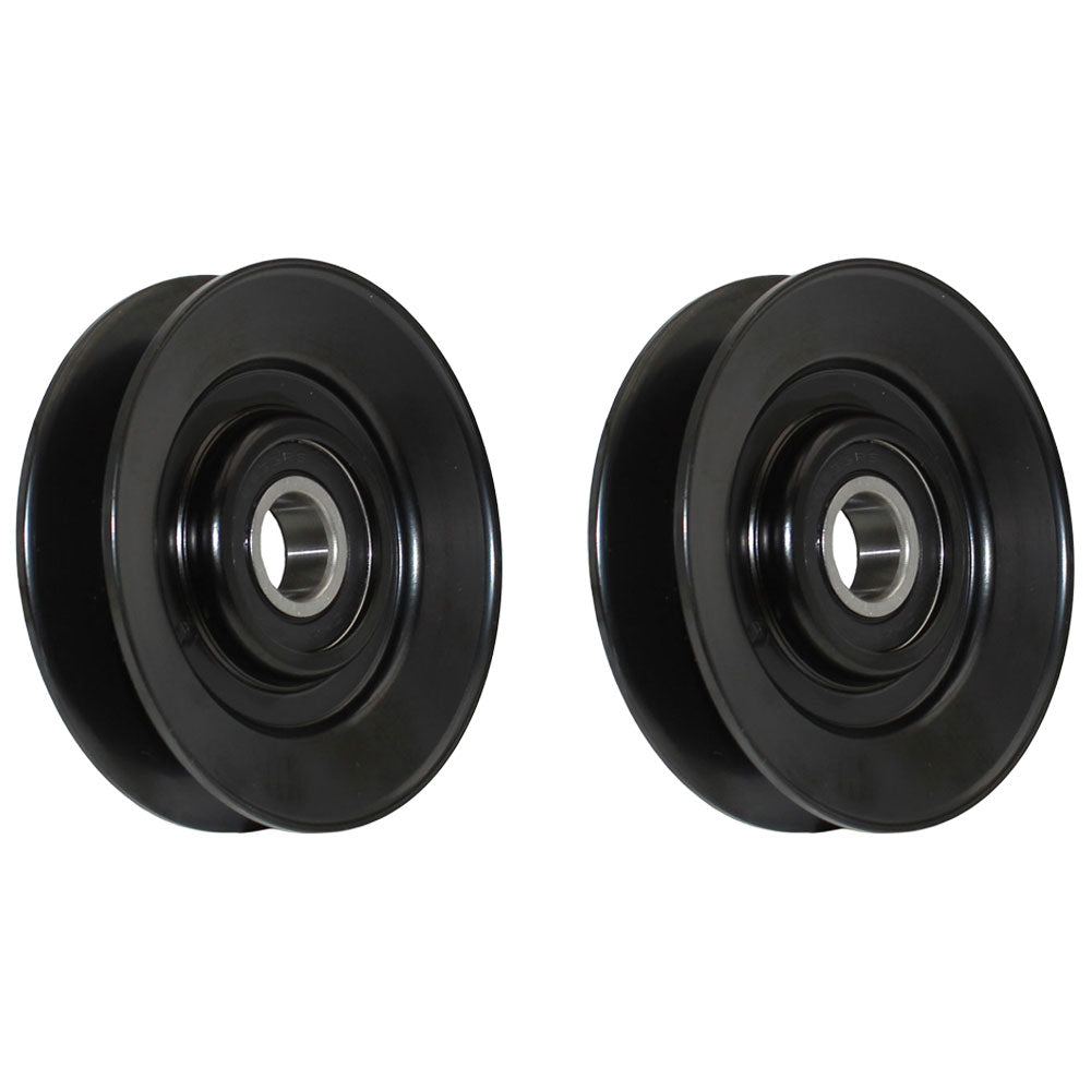 AM118447 Qty. 2: V-Idler Pulley
 Fits John Deere 102 1023E 1025R 105 107H 115