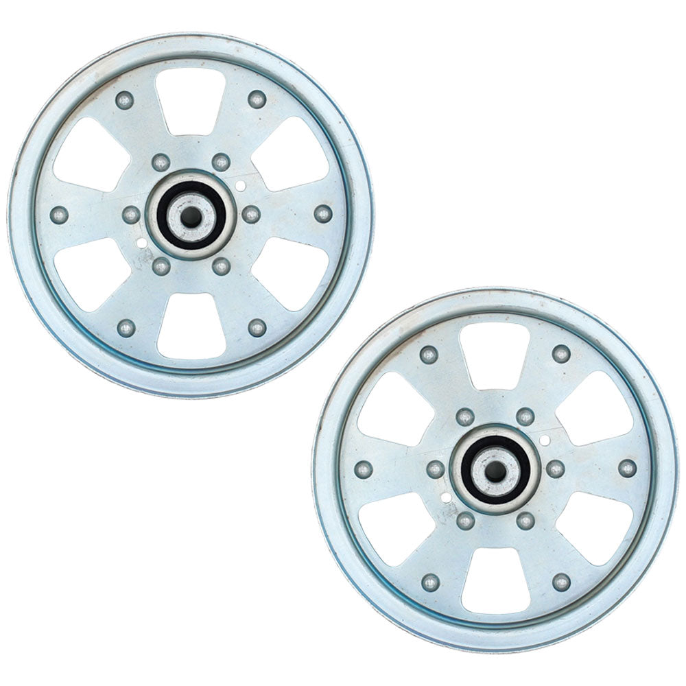 2 Flat Idler Pulleys
 Fits Toro Replaces 116-4668