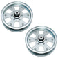 2 Flat Idler Pulleys
 Fits Toro Replaces 116-4668