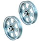 2 Flat Idler Pulleys
 Fits Toro Replaces 116-4668