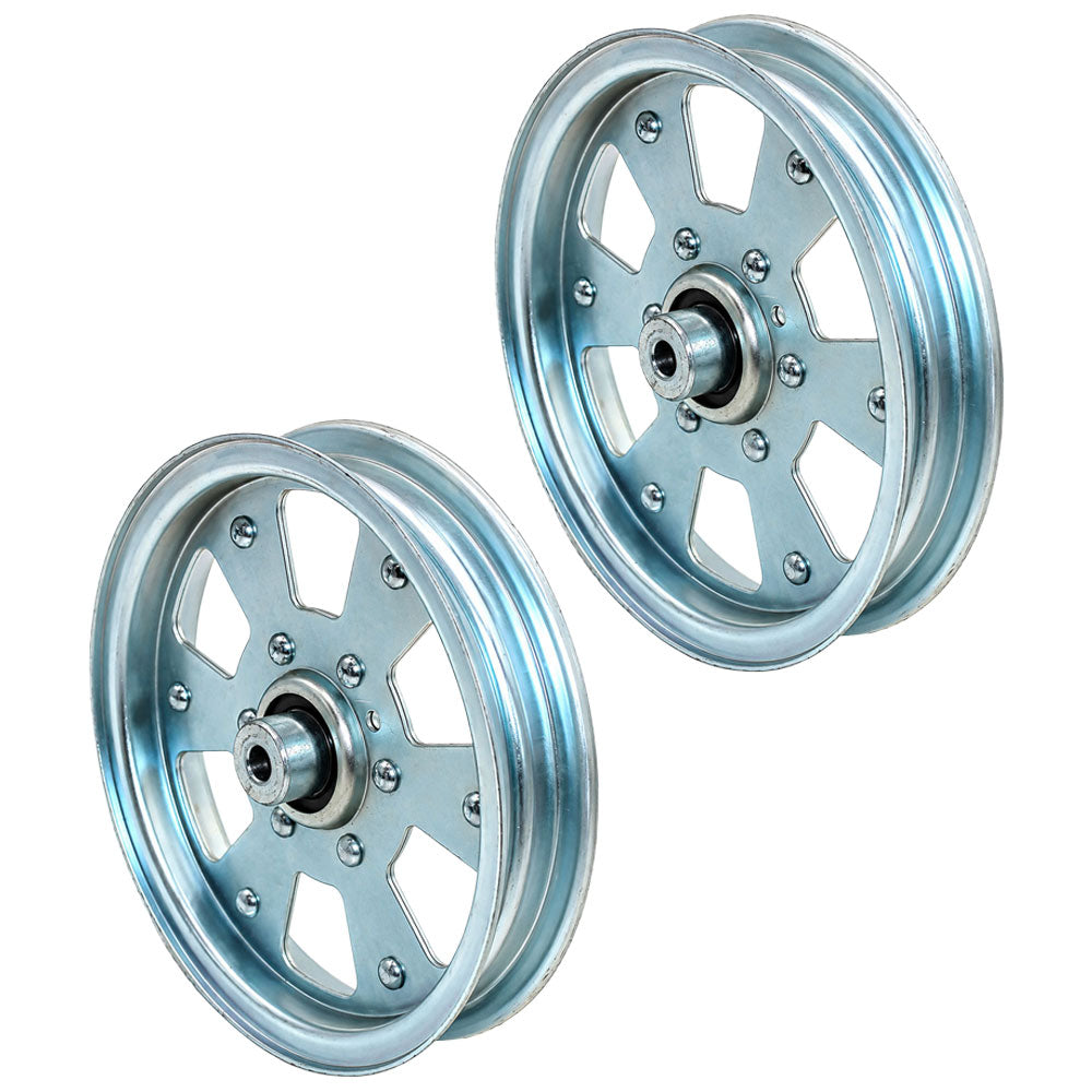 2 Flat Idler Pulleys
 Fits Toro Replaces 116-4668