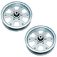 2 Flat Idler Pulleys
 Fits Toro Replaces 116-4668