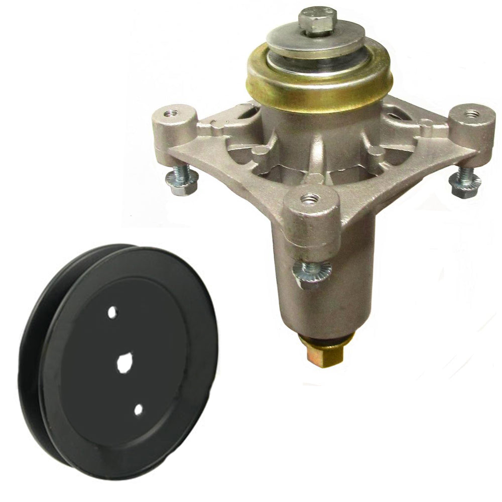 187292 Mower Deck Spindle with Pulley Fits AYP 42" Mower Decks