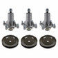 532129861 Qty 3: Spindle Assembly & Drive Pulley Fits Dixon 46" 48" 54" Decks