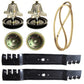 742-0616 Mower Deck Rebuild Kit with Mulching Blades Fits Troy Bilt