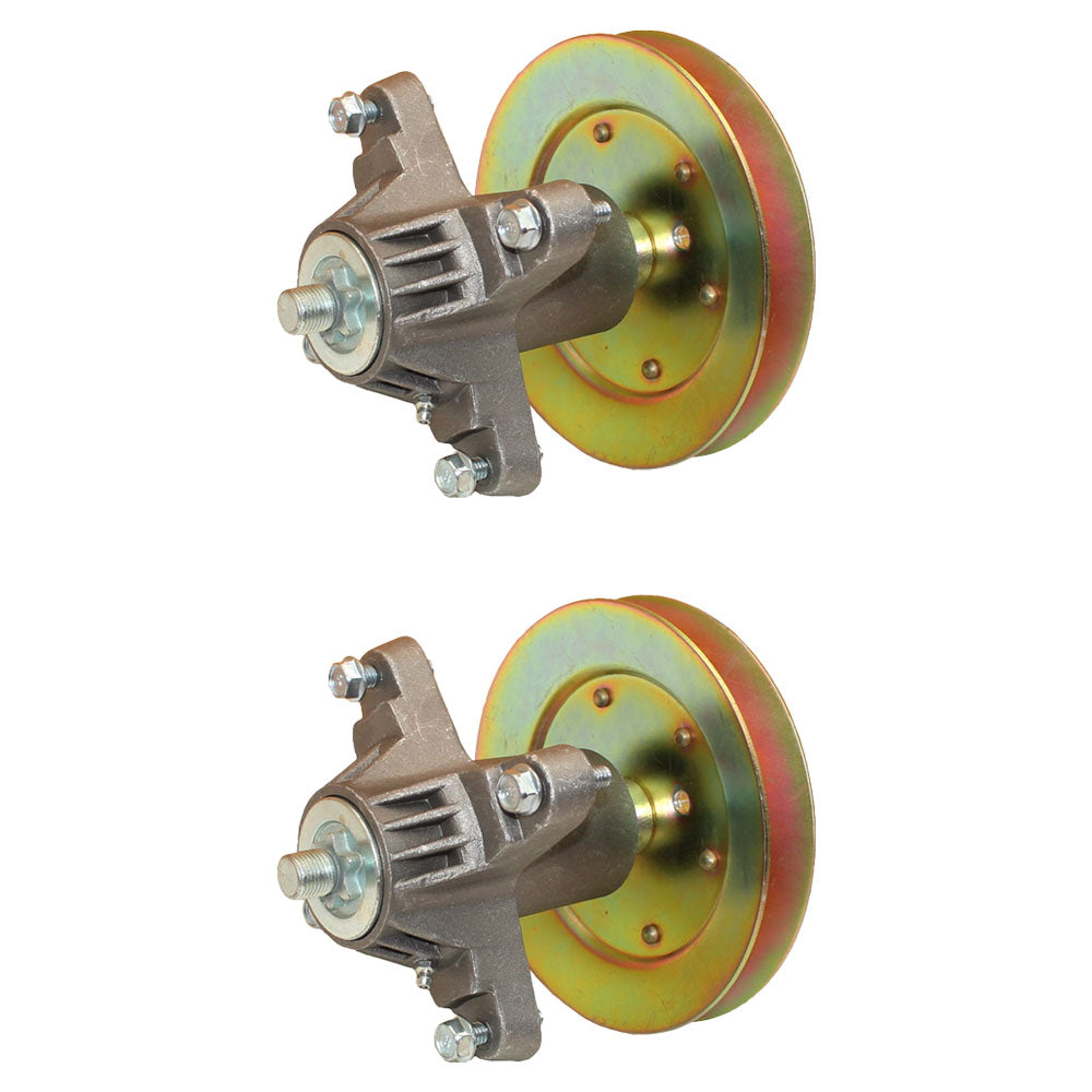 2 Spindle Assembly w/Pulley for MTD Fits Cub Cadet Fits Toro 112-0460 918-0659A
