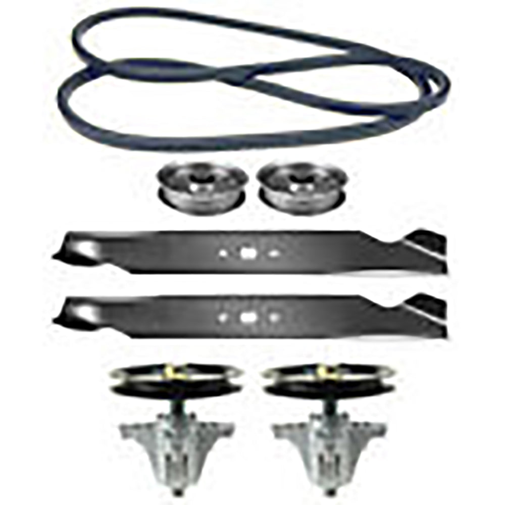 46" Mower Deck Spindles Blades Belt Idler Pulleys Fits Craftsman LT2000