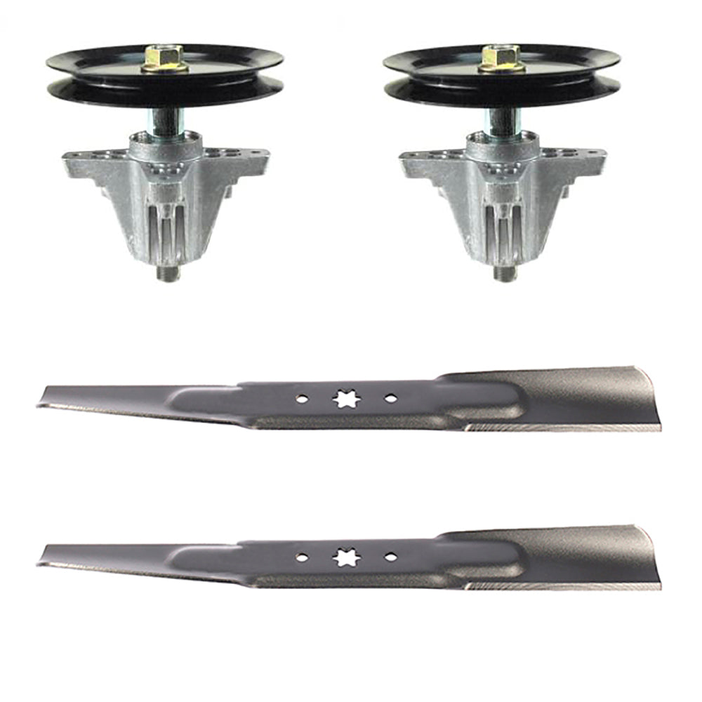 46" Lawn Tractor Mower Blade Spindle Kit Fits Cub Cadet LTX1045 LTX1046 LTX1046V