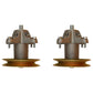 618-04474 Qty 2: Spindle Assembly with Pulley
 Fits Troy Bilt 13AV77KF066