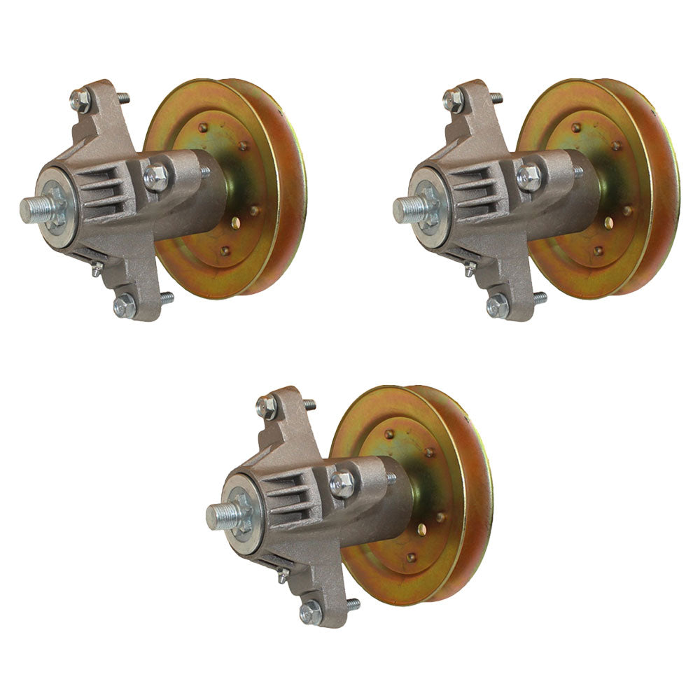 LAS20-0026_x3 Qty 3: Spindle Assembly with Pulley
 Fits Murray 13BC761F058