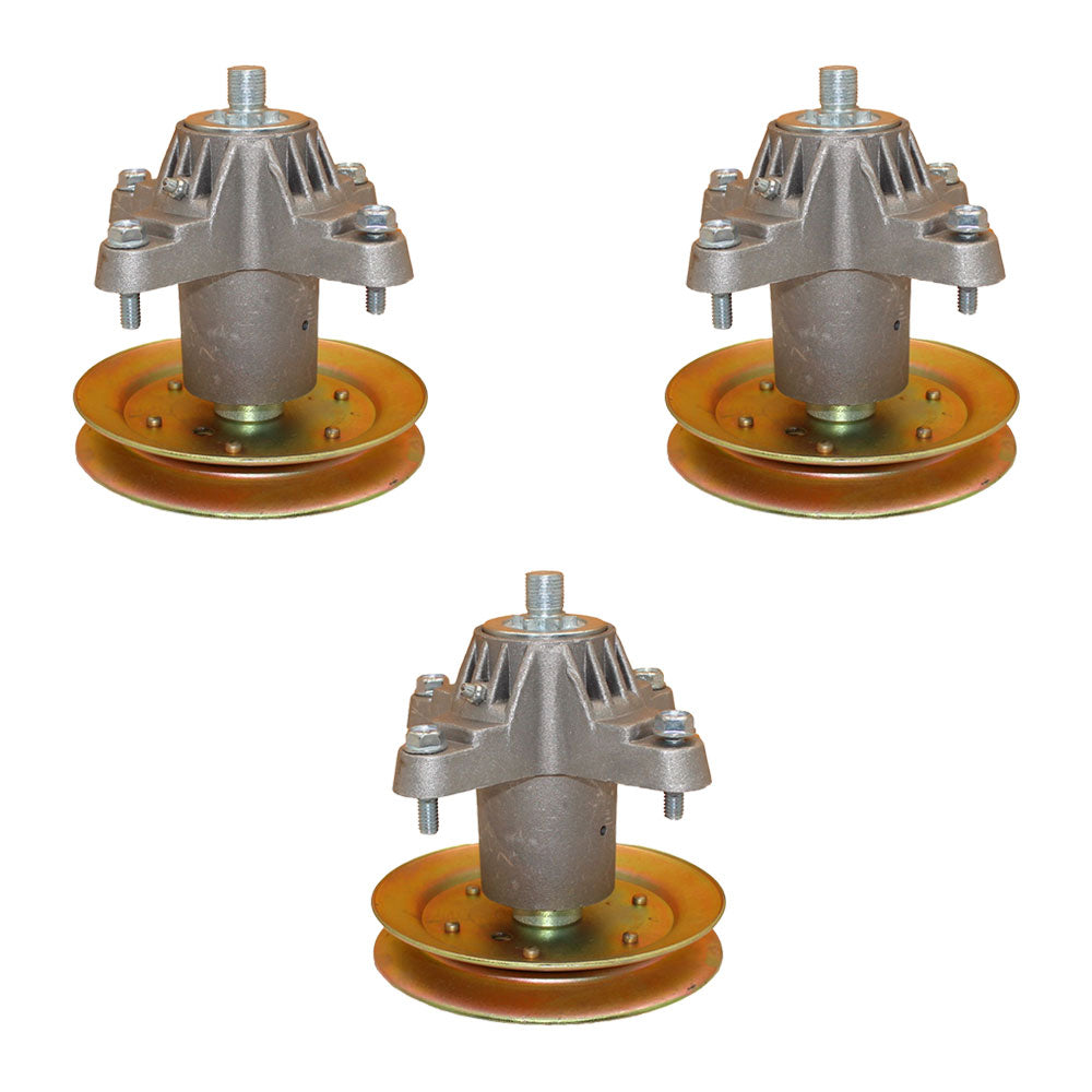 LAS20-0026_x3 Qty 3: Spindle Assembly with Pulley
 Fits Murray 13BC761F058
