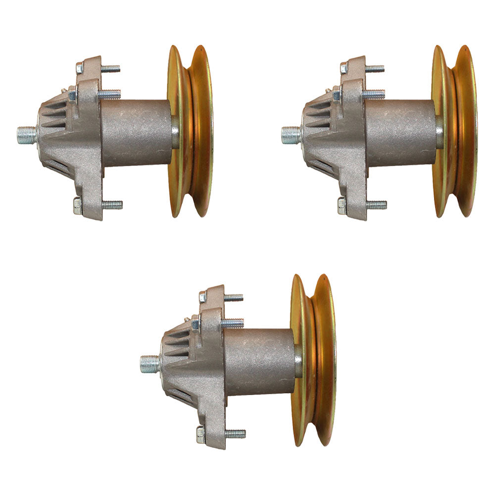 LAS20-0026_x3 Qty 3: Spindle Assembly with Pulley
 Fits Murray 13BC761F058