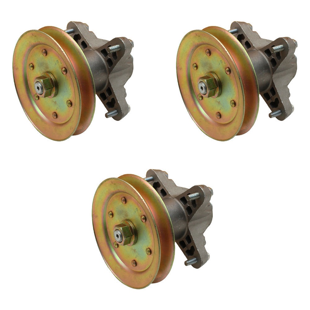 LAS20-0026_x3 Qty 3: Spindle Assembly with Pulley
 Fits Murray 13BC761F058