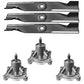Lawn Mower Deck Spindle & Blade Kit fits Sears Fits Craftsman 48" GT5000