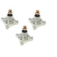 (3) Replacement fits Hustler Mower Blade Desk Spindle Assemblies 604214 Raptor
